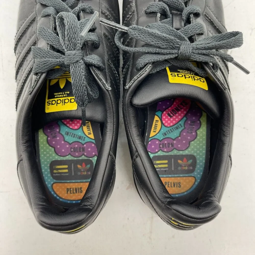 ADIDAS Pharrell Williams Superstar S83347 Men's Shoes US Size 5 1/2 Black
